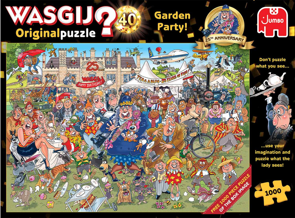 1000 Wasgij? Garden Party I'm Board! Games & Family Fun