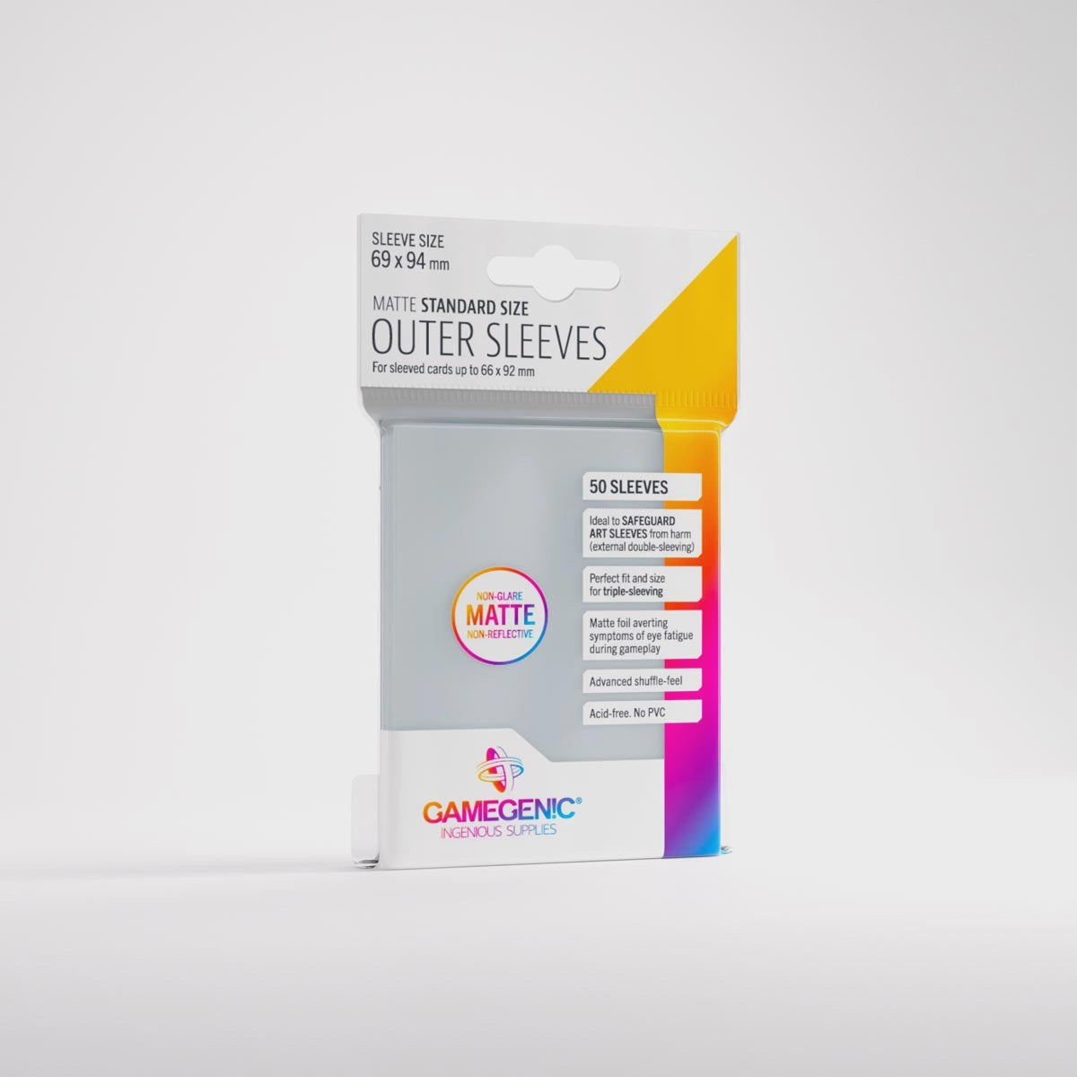 Gamegenic Matte Standard Outer Sleeves (50) – I'm Board! Games & Family Fun
