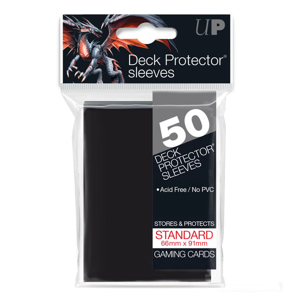 UltraPro Deck Protector Sleeves Black