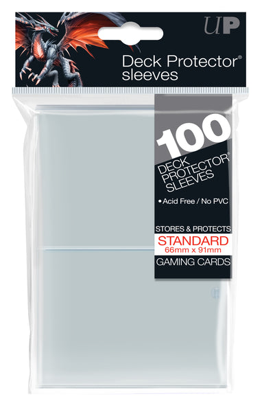 UltraPro Deck Protector Sleeves Clear 100-pack