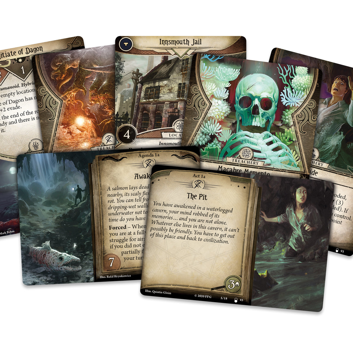 Arkham Horror The Card Game: The Innsmouth Conspiracy I'm Board! Games & Family Fun Arkham Horror The Card Game: The Innsmouth Conspiracy I'm Board! Games & Family Fun