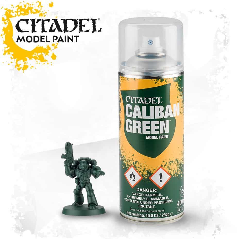 Citadel Caliban Green Spray Primer – I'm Board! Games & Family Fun