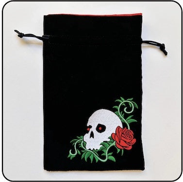 Black Oak Dice Bag: Skull & Rose
