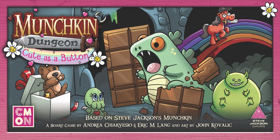 munchkin dungeon card sleeves Munchkin Dungeon: Cute as a Button Expansion – I'm Board! Games & Family Fun