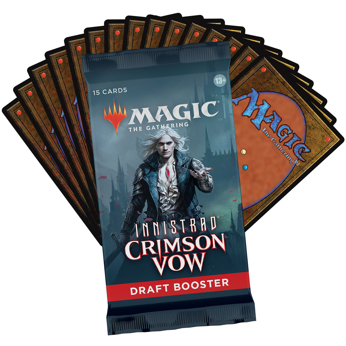 MtG Innistrad Crimson Vow Draft Booster Pack I'm Board! Games & Family Fun MtG Innistrad Crimson Vow Draft Booster Pack I'm Board! Games & Family Fun
