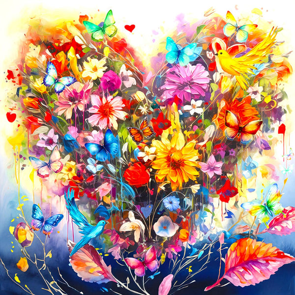 500 Heart Bouquet