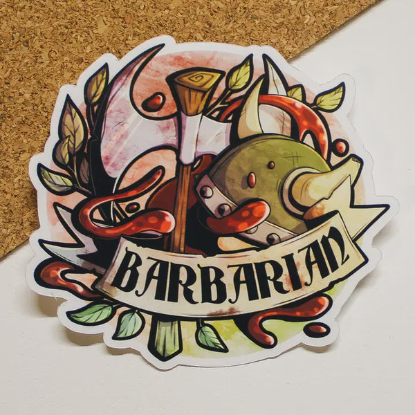Class Sticker: Barbarian