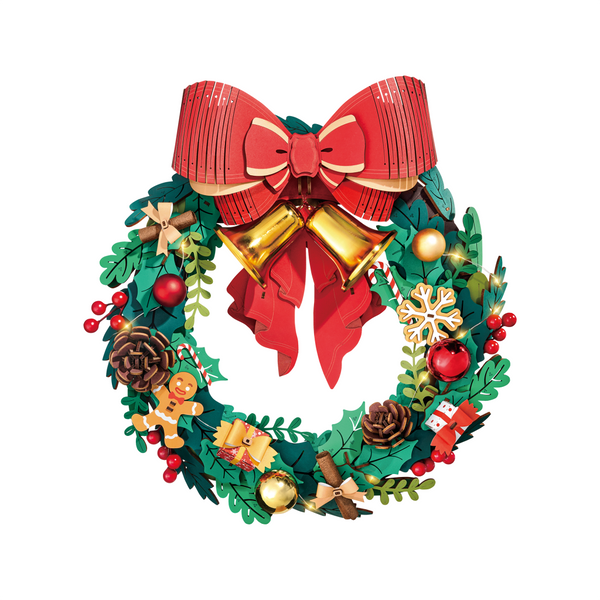 3D Puzzle Creation Set: Christmas Wreath