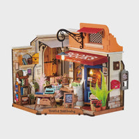 DIY Miniature House: Corner Bookstore