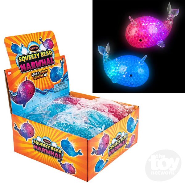 Squeezy Light Up Narwhal