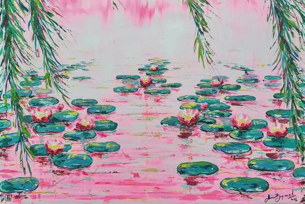 4000 Pink Water Lillies