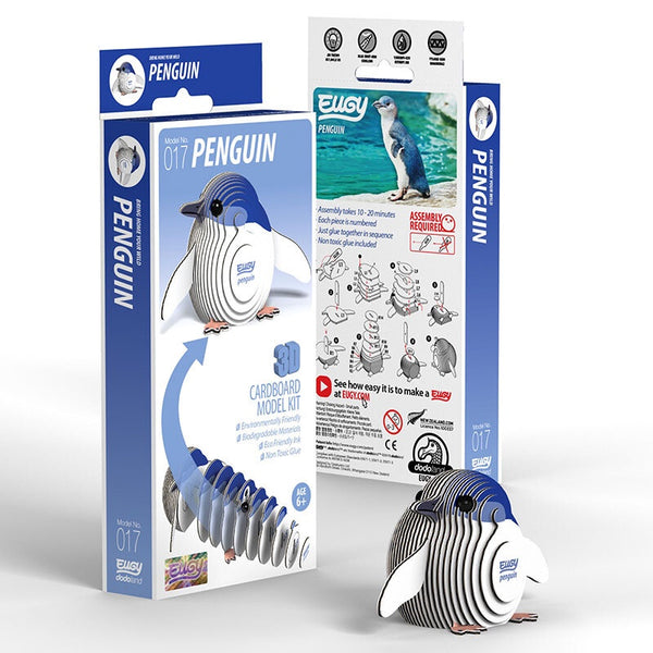 EUGY 3D Cardboard Model: Penguin