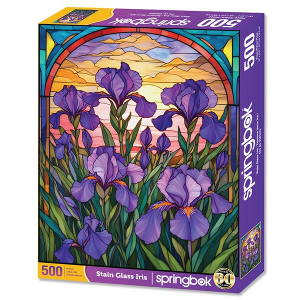 500 Stain Glass Iris
