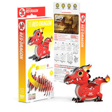 EUGY 3D Cardboard Model: Red Dragon