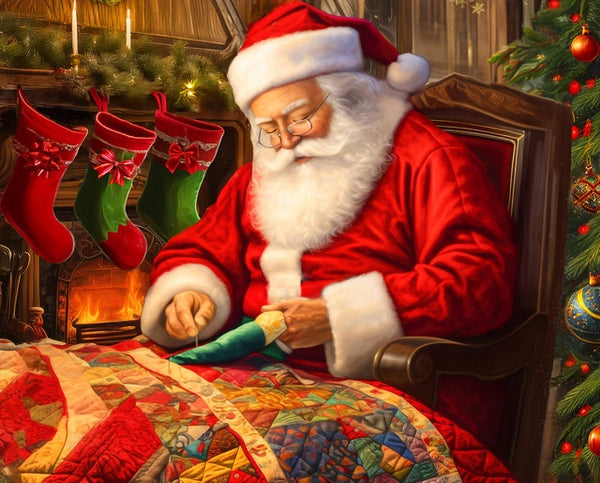 1000 Quilting Santa