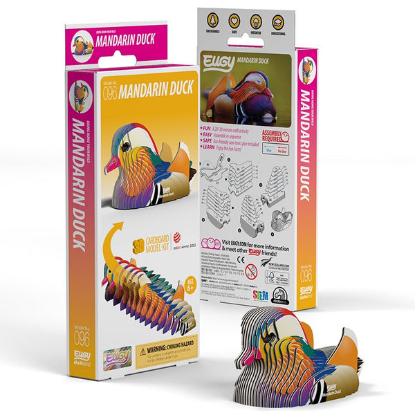 EUGY 3D Cardboard Model: Mandarin Duck