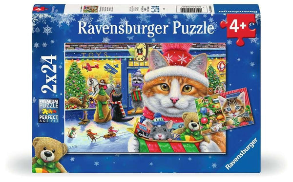 2x24 Christmas Kitties (two 24-piece puzzles)