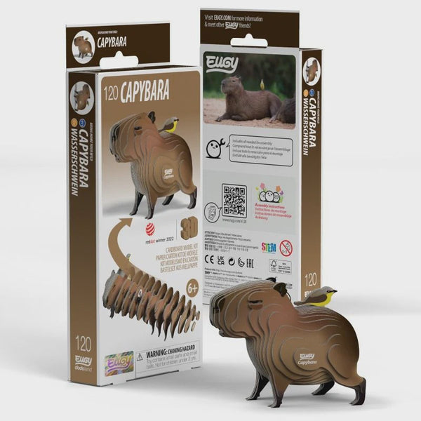 EUGY 3D Cardboard Model: Capybara