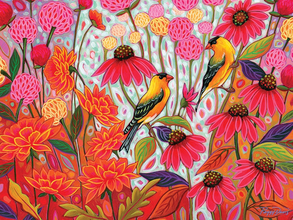 275 Springtime Goldfinches