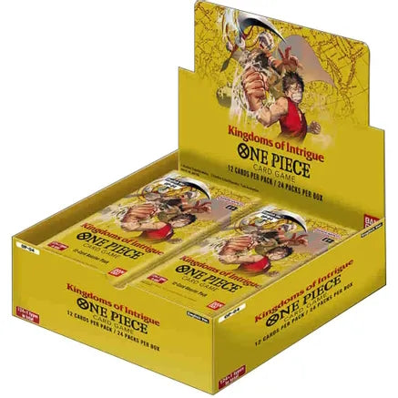 One Piece TCG Kingdoms of Intrigue Booster Display