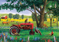 35 Tray Puzzle Red Tractor