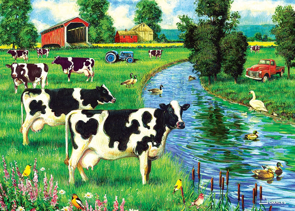 35 Tray Puzzle Cow Stream