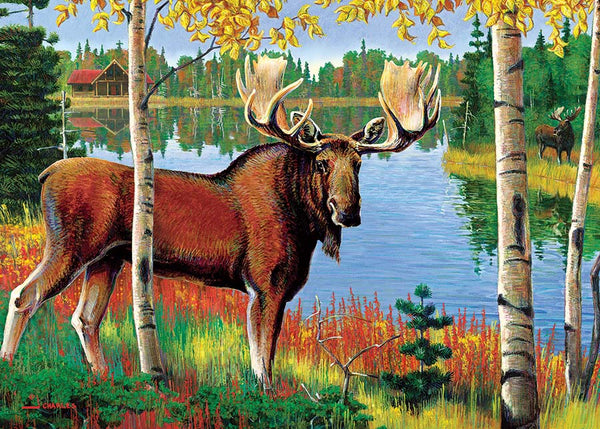 35 Tray Puzzle Moose