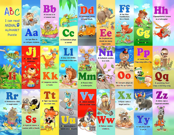 36 Alphabet and Animals