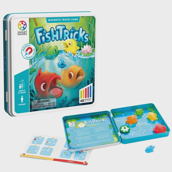 FishTricks Metal Box Magnetic Travel Game