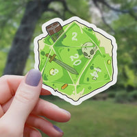 Gelatinous D20 Polyhedral Dice Monster