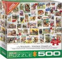 500 Wildlife Vintage Stamps