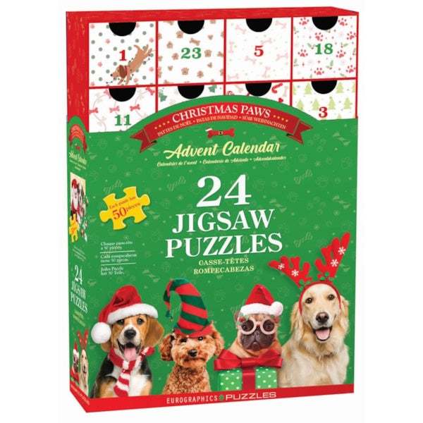 Puzzle Advent Calendar Christmas Paws