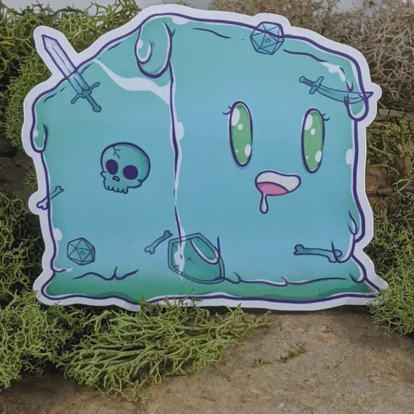 Kawaiicube Tabletop Rpg Monster Sticker - 3"