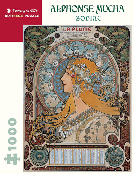 1000 Alphonse Mucha Zodiac