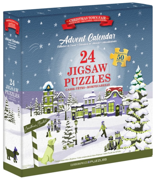 Puzzle Advent Calendar: Christmas Town Fair