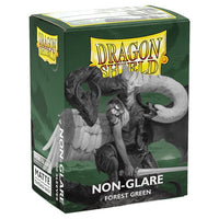 Dragon Shield Matte Non-Glare Forest Green Sleeves (100)