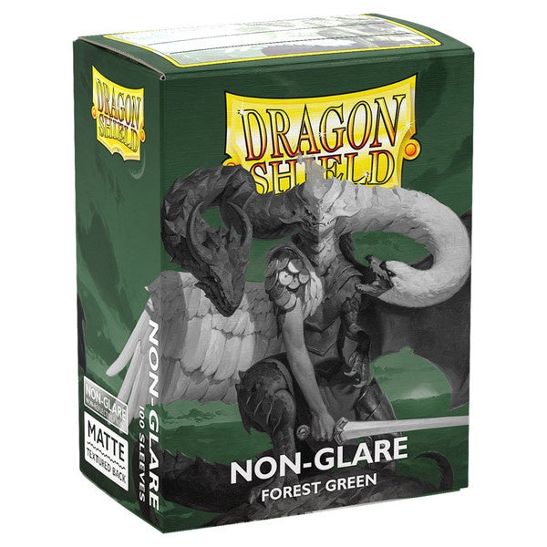 Dragon Shield Matte Non-Glare Forest Green Sleeves (100)