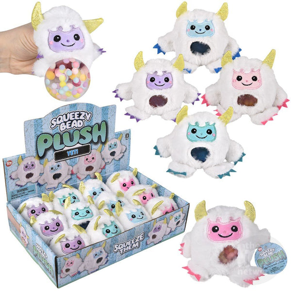 Squeezy Bead Plush: Yeti