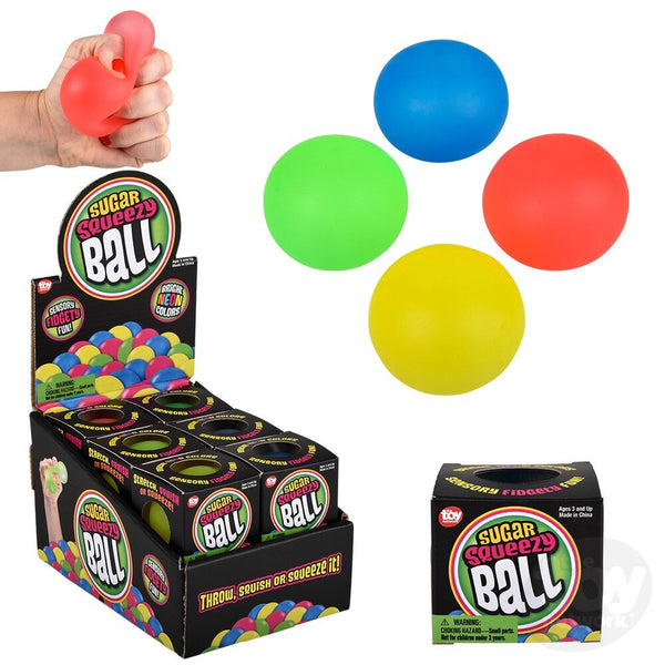Squeezy Sugar Ball Bright Neon