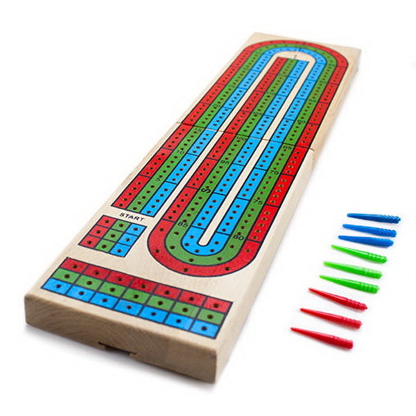 Cribbage Board Large 3-Track Color (CHH)