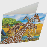 Crystal Art Card Kit: Gentle Giraffe