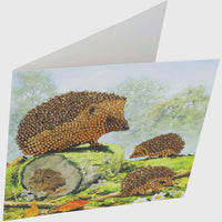 Crystal Art Card Kit: Happy Hedgehogs