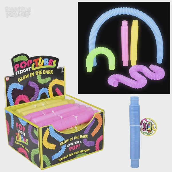 Pop Fidge Tube Glow in the Dark