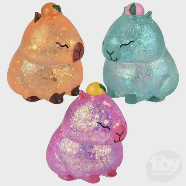 Squeezy Glitter Capybara