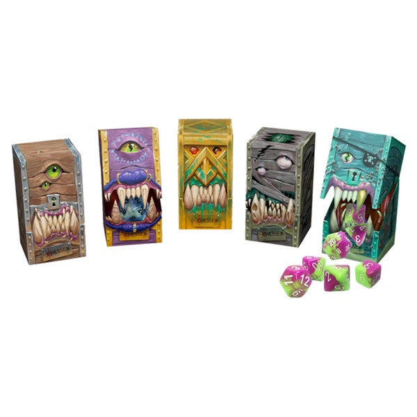Hidden Wonders Mimic Box - Mystery 7-die Polyhedral Set