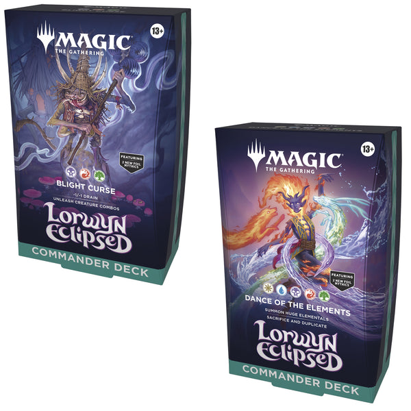 MtG Lorwyn Eclipsed Commander Deck - Set of 2 (PREORDER - PRICE TBD)