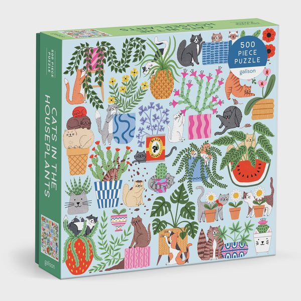 500 Cats in the Houseplants