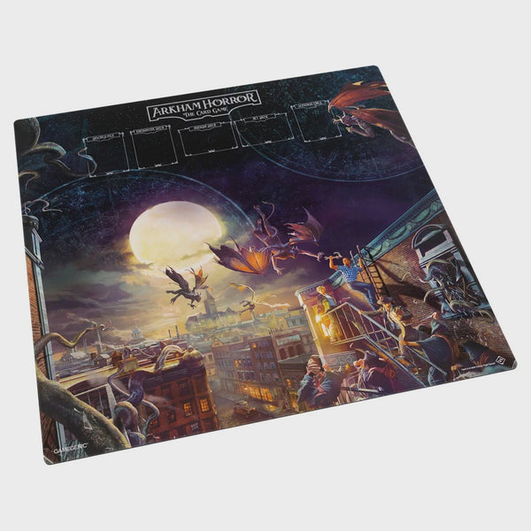 arkham horror the card game playmat Arkham Horror: Center Game Playmat – I'm Board! Games & Family Fun