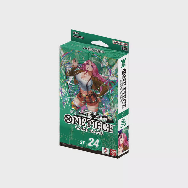 One Piece TCG Starter Deck 24: (Green) Jewelry Bonney – I'm Board! Games & Family Fun