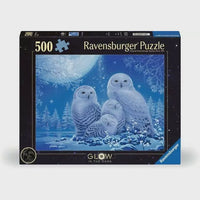 500 Owls in Moonlight